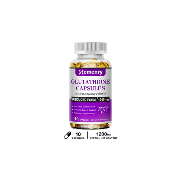 Glutathione Collagen Antioxidant Anti-Aging Boost Immunity Dull Skin Whitening Supplements Wellness Support Skin Health