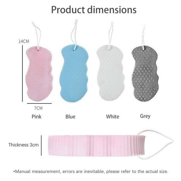 Dropshipme Shower Brush Body Scrub Bath Magic Sponge Skin Exfoliator Massager Clearner Pad Care Tool Bathroom Accessories