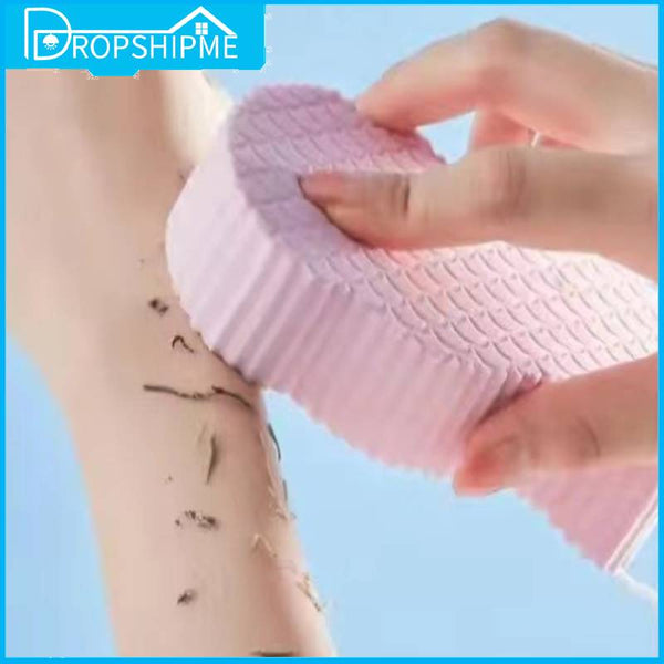 Dropshipme Shower Brush Body Scrub Bath Magic Sponge Skin Exfoliator Massager Clearner Pad Care Tool Bathroom Accessories