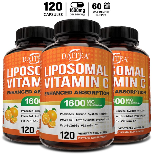 Emotional Well-Being & Bone Health Support with Liposomal Vitamin C, Cardiovascular & Adrenal Health