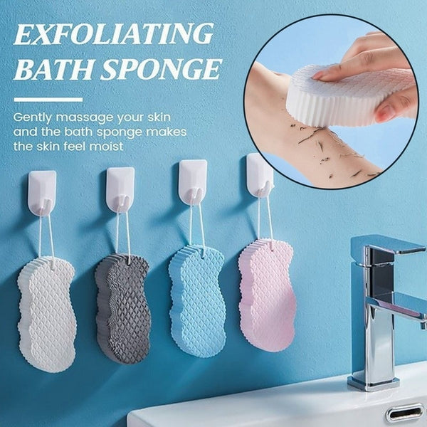 Dropshipme Shower Brush Body Scrub Bath Magic Sponge Skin Exfoliator Massager Clearner Pad Care Tool Bathroom Accessories