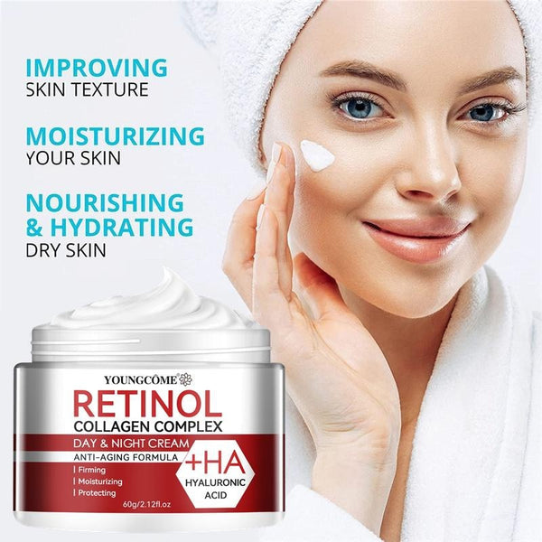 Youngcome Retinol Moisturizer Face Cream Repairing Moisturizing Nourishing Cream Brightening Skin Facial Cream Face Skin Care