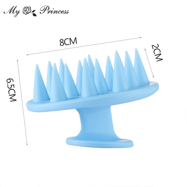 Silicone Shampoo Scalp Hair Massager Shampoo Massage Comb Bath Massage Brush Scalp Massager Hair Shower Brush Comb Care Tool