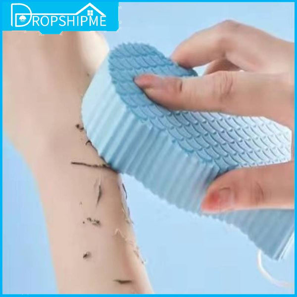 Dropshipme Shower Brush Body Scrub Bath Magic Sponge Skin Exfoliator Massager Clearner Pad Care Tool Bathroom Accessories